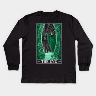 The Eye Tarotesque (dark) Kids Long Sleeve T-Shirt